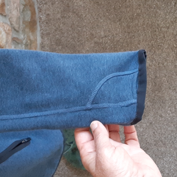 Athleta Blue Zip Hooded Jacket - Picture 4 of 7